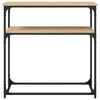 vidaXL Konzolov&yacute; stol&iacute;k dub sonoma 75 x 34,5 x 75 cm kompozitn&eacute; drevo