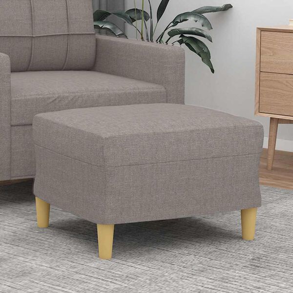 vidaXL Podnožka sivohned&aacute; 60x50x41 cm l&aacute;tkov&aacute;