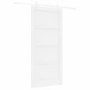 vidaXL Posuvn&eacute; dvere 93 x 202 cm Kompozitn&eacute; drevo Biela