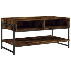 vidaXL Konferenčn&yacute; stol&iacute;k dymov&yacute; dub 90x50x45 cm kompozitn&eacute; drevo