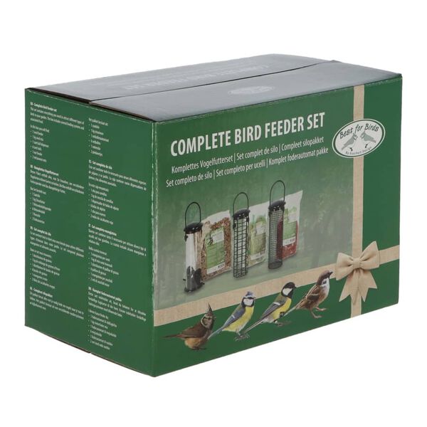 Esschert Design Kompletn&aacute; sada kŕmidiel pre vt&aacute;ky S 3 ks