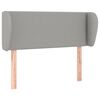 vidaXL Čelo postele so z&aacute;hybmi bledosiv&eacute; 93x23x78/88 cm l&aacute;tka