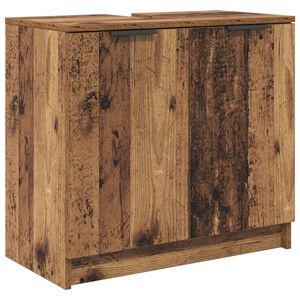 vidaXL K&uacute;peľňov&aacute; skriňa s &uacute;ložiskom Star&eacute; drevo 64,5 x 33,5 x 59 cm