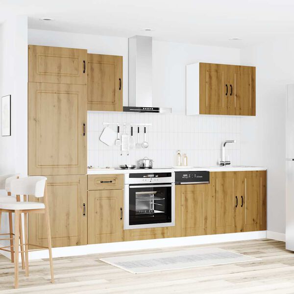 vidaXL 7-dielna sada kuchynsk&yacute;ch skriniek Kalmar, kompozitn&eacute; drevo