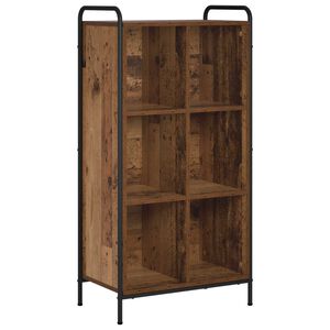 vidaXL Knižnica 57 x 33 x 111 cm Kompozitn&eacute; drevo Star&eacute; drevo