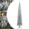 vidaXL Umel&yacute; vianočn&yacute; stromček Zelen&aacute; 270 cm PVC, oceľ a plast