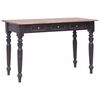 vidaXL St&ocirc;l s 3 z&aacute;suvkami 117x57x75 cm mas&iacute;vne mahag&oacute;nov&eacute; drevo