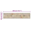 vidaXL Kuchynsk&yacute; koberec, prateľn&yacute;, &scaron;esťhrann&yacute; vzor 60x300 cm, zamat