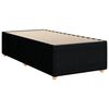 vidaXL Posteľn&yacute; r&aacute;m boxspring s matracom čierny 80x200 cm l&aacute;tka