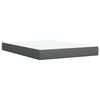 vidaXL Boxspring posteľ s matracom tmavosiv&aacute; 160x200 cm l&aacute;tka