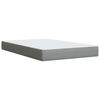 vidaXL Boxspring posteľ s matracom bledosiv&aacute; 120x200 cm l&aacute;tka