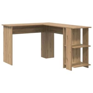 vidaXL Rohov&yacute; st&ocirc;l Remeseln&yacute; dub Kompozitn&eacute; drevo 140 x 113,5 x 75 cm