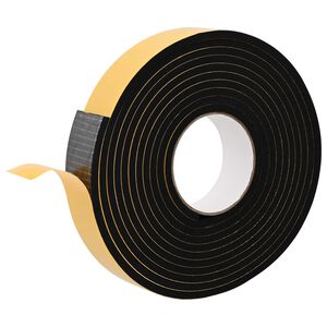 vidaXL Samolepiaca penov&aacute; p&aacute;ska 10 ks Čierna 40mm x 5m CR Pena
