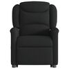 vidaXL Zdv&iacute;hacie a skl&aacute;pacie mas&aacute;žne kreslo čierne l&aacute;tkov&eacute;