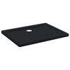 vidaXL Sprchov&aacute; z&aacute;kladn&aacute; vanička s bodkami 90 x 70 x 4 cm ABS Čierna