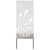 vidaXL Z&aacute;hradn&aacute; clona na s&uacute;kromie Rezac&iacute; Strieborn&aacute; 50 x 140 cm