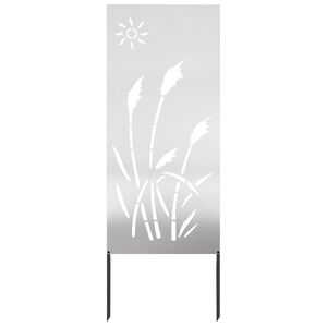 vidaXL Z&aacute;hradn&aacute; clona na s&uacute;kromie Rezac&iacute; Strieborn&aacute; 50 x 140 cm