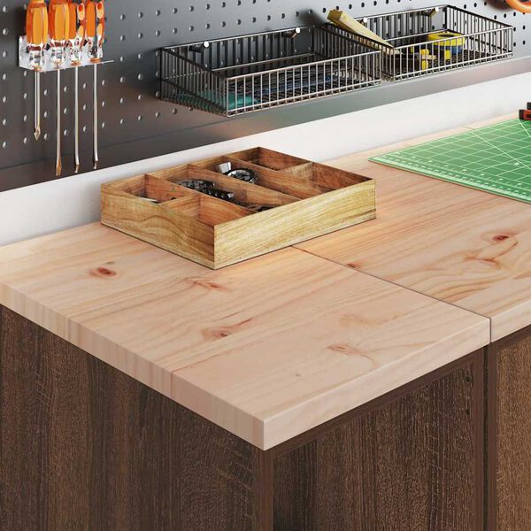 vidaXL Gar&aacute;žov&aacute; skriňa hned&yacute; dub 30x51x85 cm mas&iacute;vna borovica