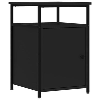 vidaXL Nočný stolík čierny 40x42x60 cm kompozitné drevo