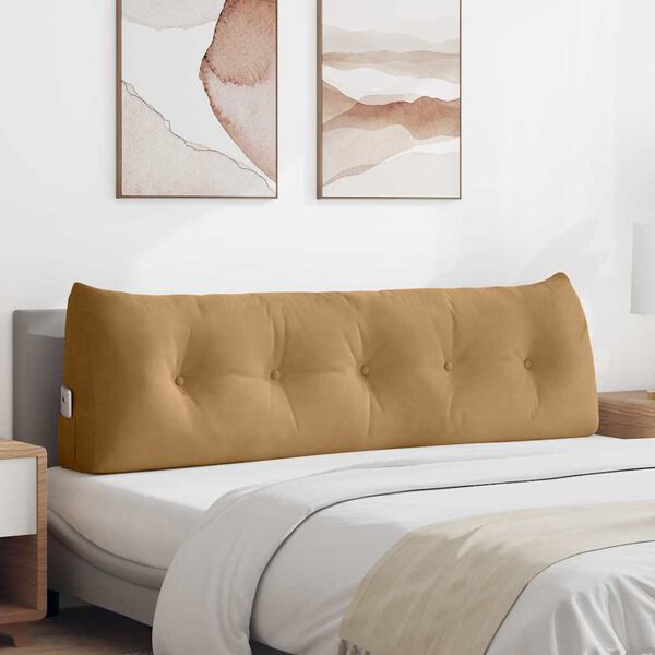 vidaXL Podu&scaron;ka na chrb&aacute;t Hned&aacute; 160 x 24 x 50 cm Zamat