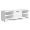 vidaXL TV stol&iacute;k biely 102x35,5x36,5 cm spracovan&eacute; drevo
