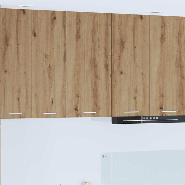 vidaXL Z&aacute;vesn&aacute; skrinka s dverami Remeseln&yacute; dub a biela 40 x 31 x 80 cm