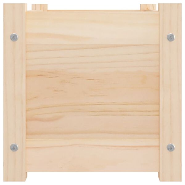 vidaXL Záhradný kvetináč 60x31x31 cm, borovicový masív