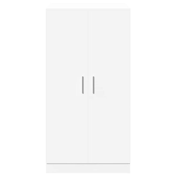 vidaXL Botn&iacute;k so 7 policami, biely