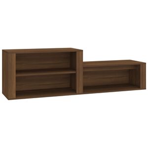 vidaXL Botn&iacute;k hned&yacute; dub 150x35x45 cm spracovan&eacute; drevo