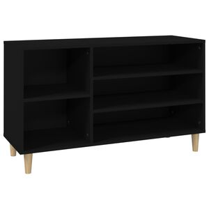vidaXL Botn&iacute;k čierny 102x36x60 cm spracovan&eacute; drevo
