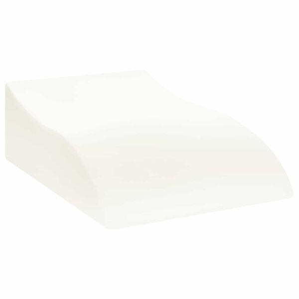 vidaXL Vank&uacute;&scaron; na nohy Biela 68 x 40 x 18 cm