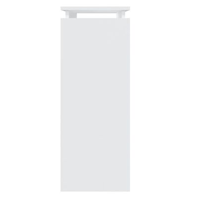 vidaXL Konzolový stolík biely 80x30x80 cm drevotrieska
