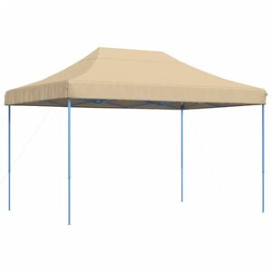 vidaXL Skladac&iacute; pop-up p&aacute;rty stan b&eacute;žov&yacute; 410x279x315 cm