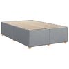 vidaXL Boxspring posteľ s matracom bledosiv&aacute; 120x190 cm l&aacute;tka