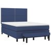 vidaXL Boxspring posteľ s matracom modr&yacute; 140x190 cm l&aacute;tka