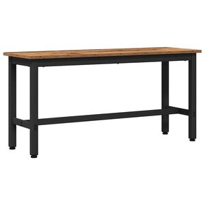 vidaXL Jed&aacute;lensk&aacute; lavička Star&eacute; drevo 100 x 32,5 x 48,5 cm