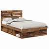 vidaXL R&aacute;m postele Star&eacute; drevo 120 x 200 cm Mas&iacute;vne borovicov&eacute; drevo