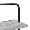 vidaXL Reg&aacute;l na knihy Siv&yacute; Sonoma 60 x 24 x 203 cm Kompozitn&eacute; drevo