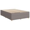 vidaXL Posteľn&yacute; r&aacute;m boxspring s matracom sivohned 160x200 cm l&aacute;tka