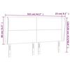 vidaXL Čelo postele so z&aacute;hybmi tmavozelen&yacute; 163x23x118/128 cm zamat