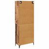 vidaXL Highboard Star&eacute; drevo 69,5 x 34 x 180 cm Kompozitn&eacute; drevo