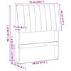 vidaXL Čalúnené čelo postele Tmavo šedá 75 cm Masívne borovicové drevo