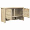 vidaXL Vešiak na stenu dub sonoma 50 x 20 x 30 cm Kompozitné drevo