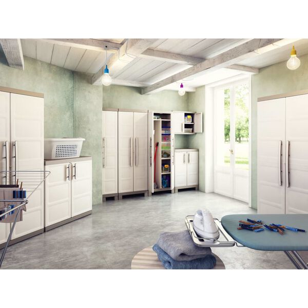 Keter Nízka skladovacia skrinka Excellence, béžovo sivohnedá 97 cm