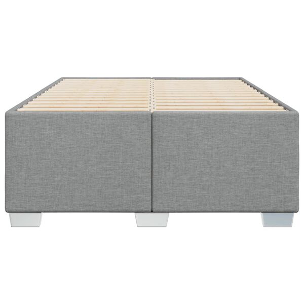 vidaXL Posteľ bez matraca bledosiv&yacute; 120x200 cm l&aacute;tka