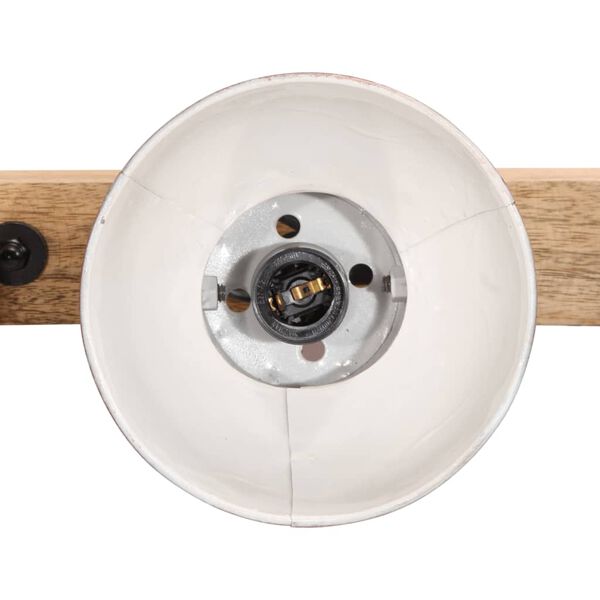 vidaXL N&aacute;stenn&aacute; lampa 25 W &scaron;muhovan&aacute; červen&aacute; 90x25 cm E27