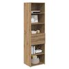vidaXL Highboard Remeseln&yacute; dub 50 x 42,5 x 185 cm Kompozitn&eacute; drevo