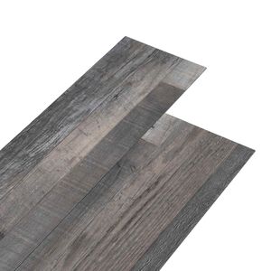 vidaXL Podlahov&eacute; dosky Biely 5,26 m&sup2; 18 ks PVC