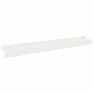 vidaXL Obrubn&iacute;k tr&aacute;vnika 10 ks 100 x 10 x 8 cm Oceľ Biela