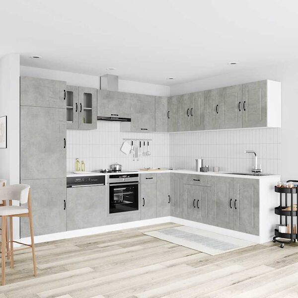 vidaXL 14-dielna sada kuchynsk&yacute;ch skriniek Kalmar, kompozitn&eacute; drevo